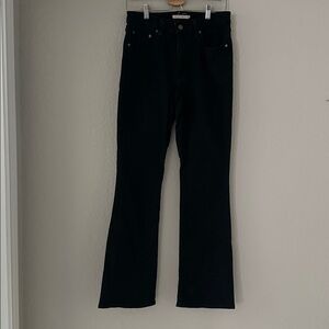Levi’s Women’s 725 High-Rise Bootcut Black Jeans  Size 30